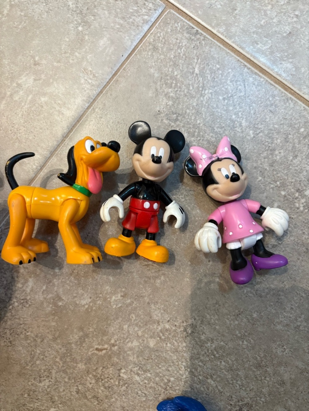 Mega Bloks Pluto Mickey Minnie  3” Action Figures Replacement Disney